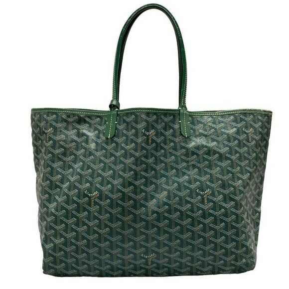 Goyard Handbags - Goyard Tote Bag Saint Louis PM Green Leather